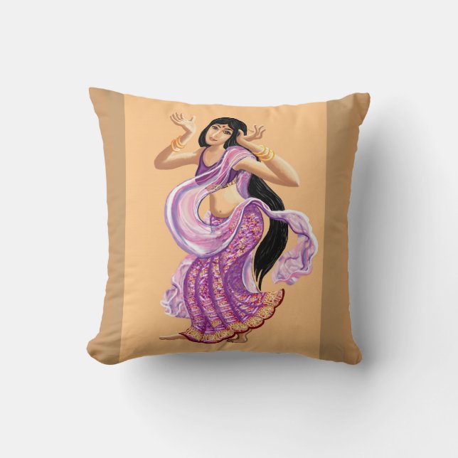 Coussin Danseur indien de Bollywood (Recto)