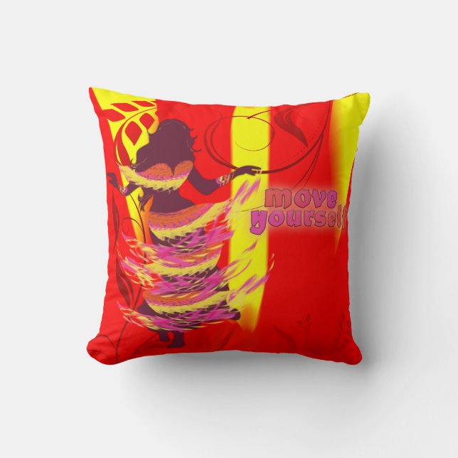Coussin Danseur *Rayjii* (Recto)