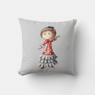 Coussin Danseuse Sévillane Mignonne