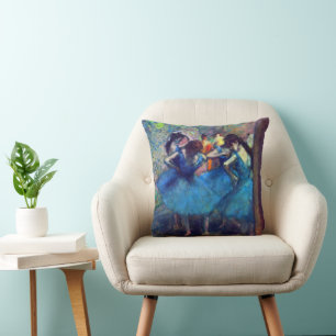 Coussin Danseuses en bleu par Edgar Degas, Art de ballet v