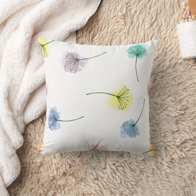 Coussin Dansons | Motif floral aquarelle (Couverture)
