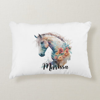 Coussin d'aquarelle personnalisé