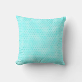 Coussin d'aquarelle turquoise