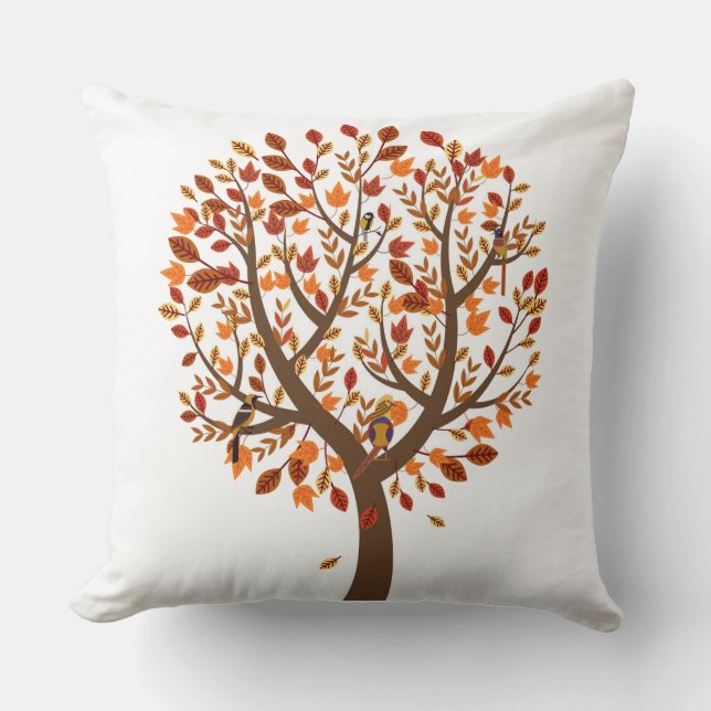Coussin d'arbre d'automne (Recto)