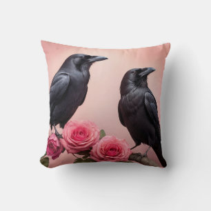 Coussin Dark Academia Ravens