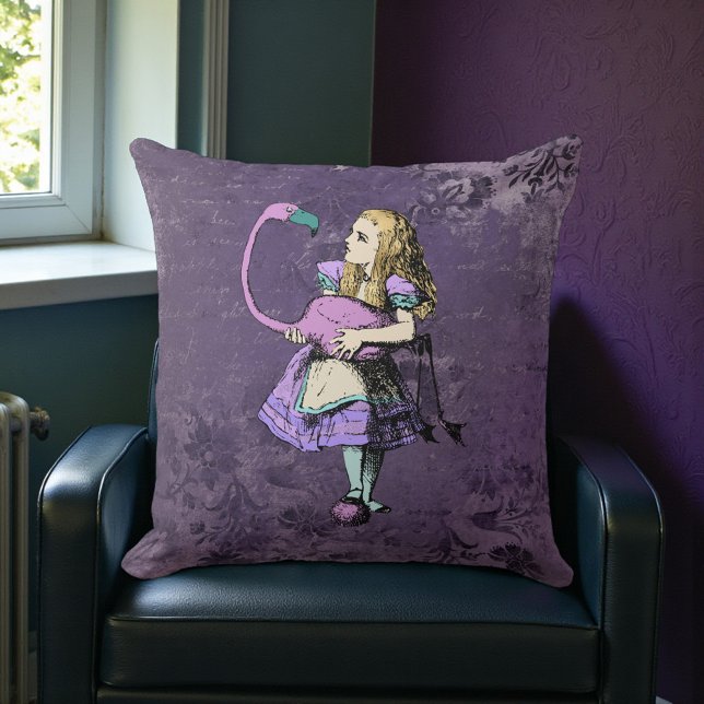 Coussin Dark Alice Rustic Deep Purple (Créateur téléchargé)