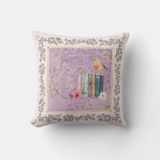 Coussin Darling Lilac Vintage Vibes Livres de chalet