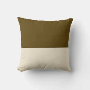 Coussin D'Art À Bloc De Café Et De Crème