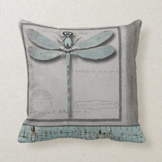 coussin d'art de la libellule, l'artiste Karen J W
