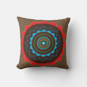 Coussin d'art mandala