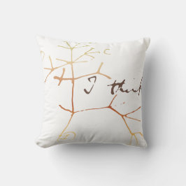 Coussin Darwin, je pense l'arbre à la vie