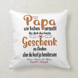Coussin Das beste Geschenk für Papa