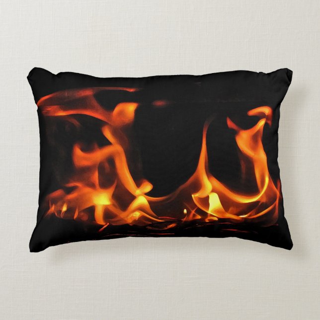 Coussin d'ascension de feu dansant (Devant)