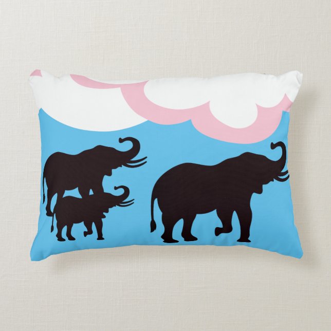 Coussin d'ascension de la famille des éléphants (Devant)