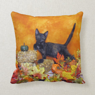 Coussin d'automne d'Ashlynn ( Chat / Kitten)