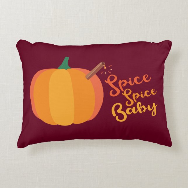 Coussin d'automne de "bébé d'épice d'épice" de (Devant)