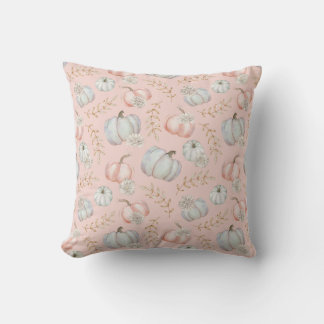 Coussin d'automne rose Coquette