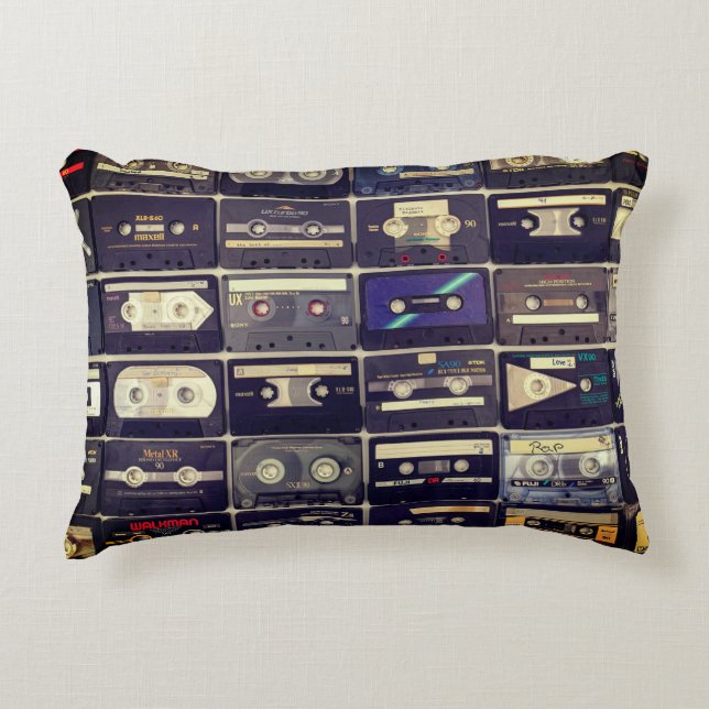 Coussin de bande de cassette rétro (Devant)