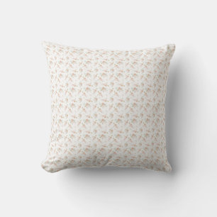 Coussin de belles fleurs d'aquarelle parsèment