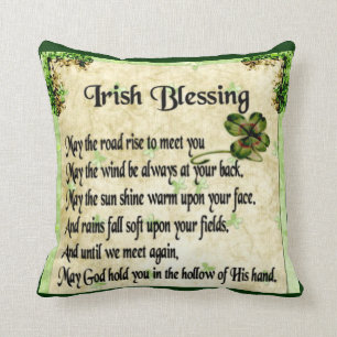 coussin de bénédiction irlandaise/double licorne