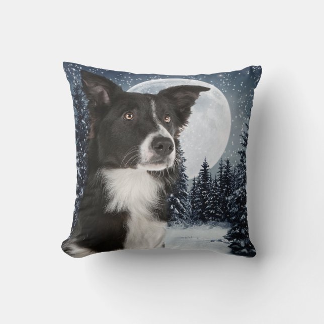 Coussin de border collie (Recto)