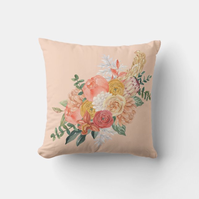 Coussin de bouquet Peach Blossom (Recto)