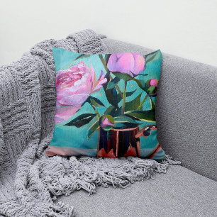 Coussin de bouquet Peonies