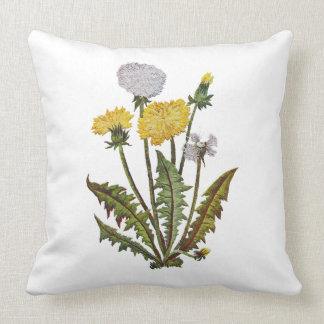 Coussin de broderie de Faux de pissenlit