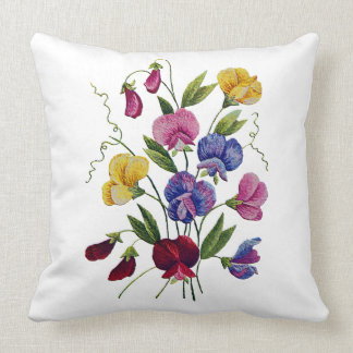 Coussin de broderie de laine à tapisserie de Faux