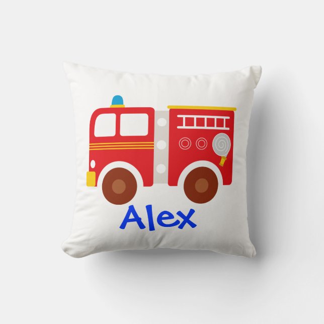 coussin de camion de pompiers de voiture de police (Recto)