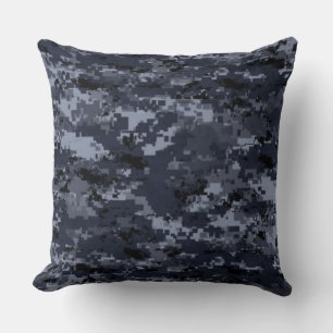 Coussin de Camouflage bleu militaire des États-Uni