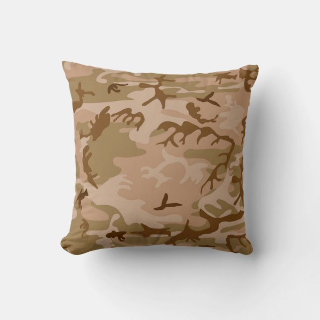 COUSSIN de camp de sable du désert américain (Recto)