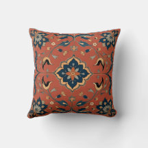 Coussin de Carré de conception persan traditionnel