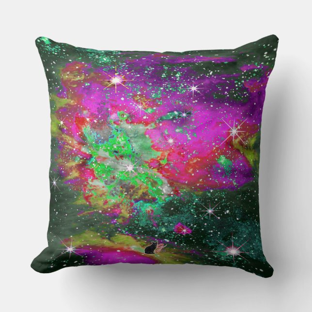 Coussin de champ étoile céleste (Recto)