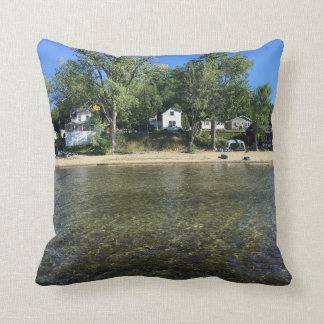 Coussin de Champlain de lac de camp et de bateau