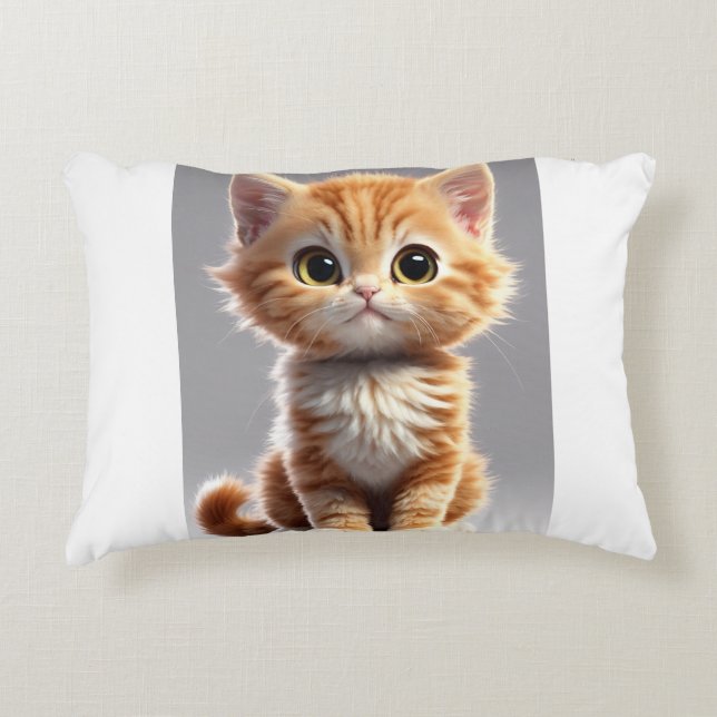 coussin de chat mignon (Devant)