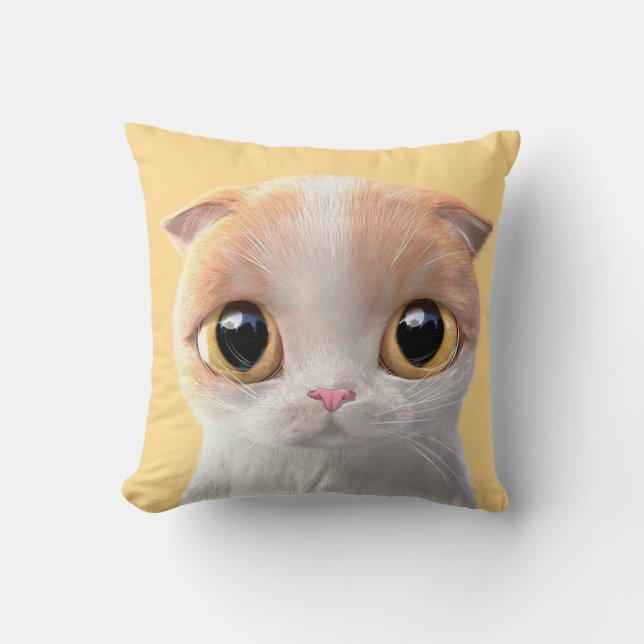 coussin de chat mignon (Recto)