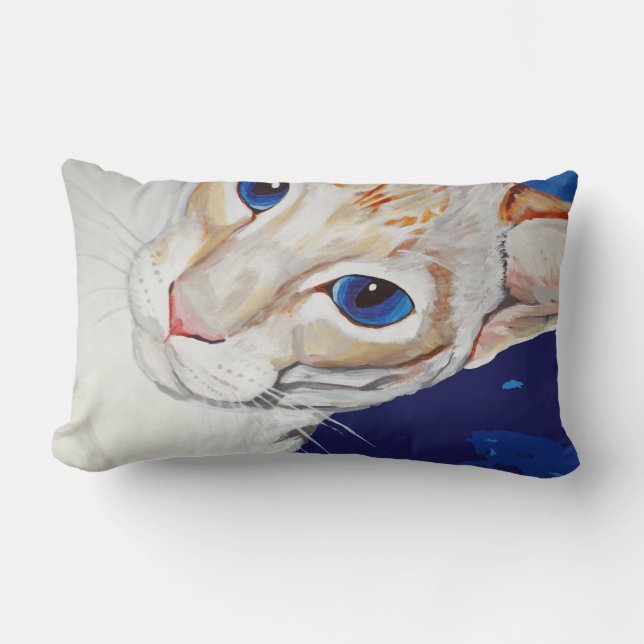 Coussin de chat siamois (Recto)
