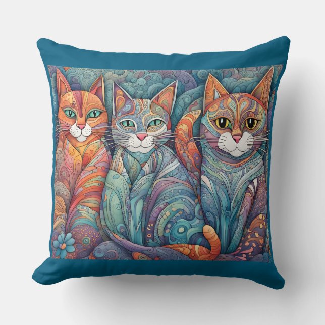 coussin de chats apaisants (Recto)