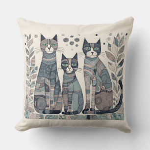 coussin de chats apaisants