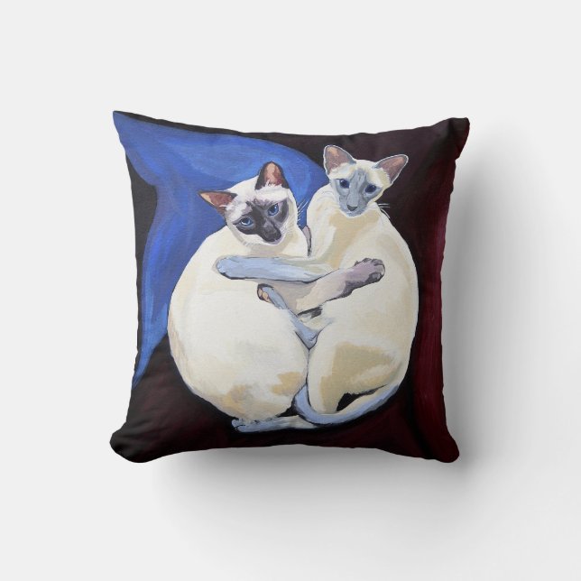 Coussin de chats de caresse (Recto)