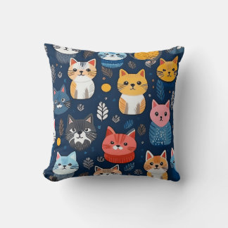 Coussin de chats mignon
