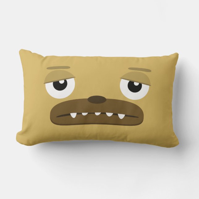 Coussin de chien de BBSS (21" x13") (Recto)