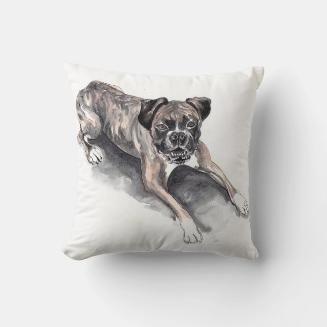 Coussin de chien de boxeur (Recto)