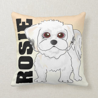 Coussin de chien de la COUTUME "ROSIE"