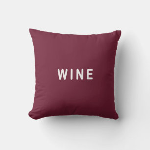 Coussin de choix de vin ou de bière drôle