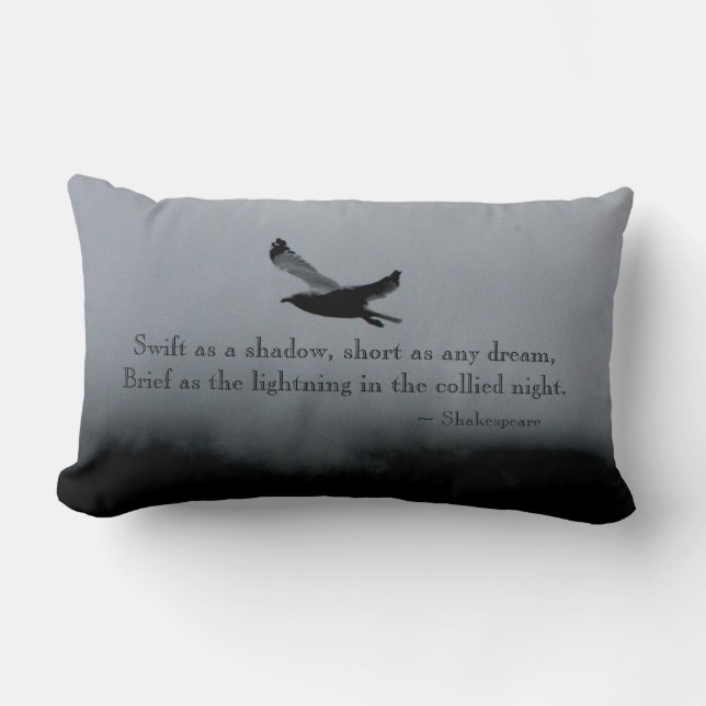 Coussin de citation de mouette (Recto)