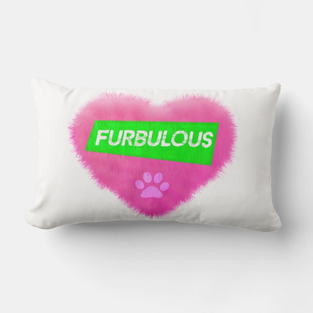 Coussin de coeur furtif rose (Recto)