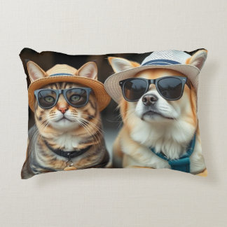 Coussin de conception de chat et de chien