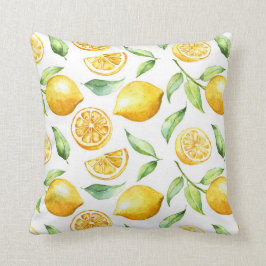 Coussin de conception de passion de citron